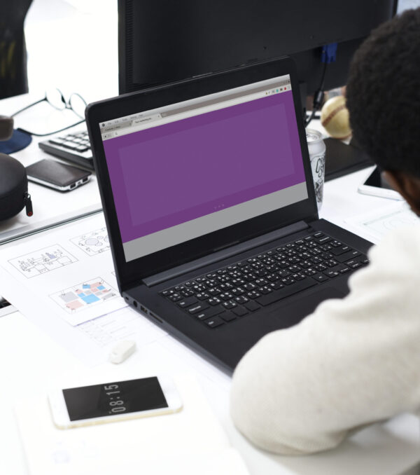 People using computer laptop